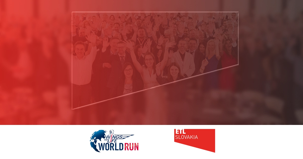 Pridajte sa k tímu ETL GLOBAL na Wings for Life 2025!